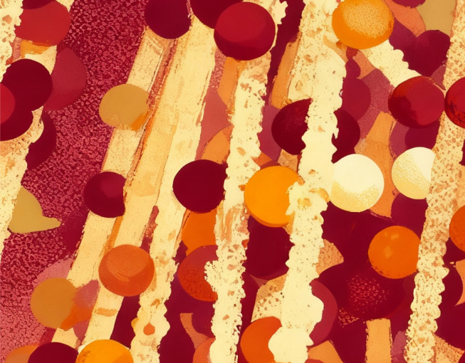 Banner com frutas de açaí